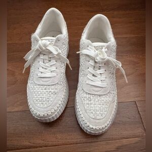 Woven Platform Sneakers